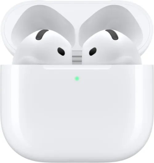 AirPods 4 Écouteurs sans Fil, écouteurs Bluetooth, avec Réduction Active du Bruit, Audio adaptatif, Mode Transparence, Audio Spatial personnalisé, boîtier de Charge USB-C, Recharge sans Fil